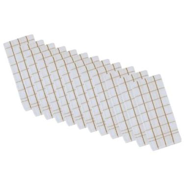 Imagem de Kit 12 panos de prato teka chef premium atoalhado 100% algodão 45 x 70