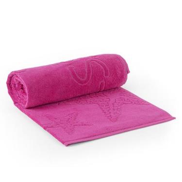 Imagem de Toalha Banhão de Piscina Praia Gigante Jacquard Colors com Detalhes 10