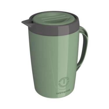 Imagem de Jarra Térmica Garrafa P/ Tererê Chá Suco Água 2l - Unitermi, Verde