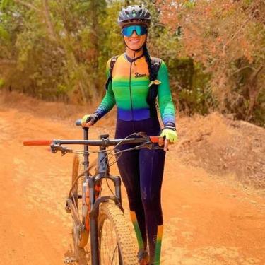 Imagem de Terno de Triatlo Feminino XAMA - Manga Comprida - Lycra - Primavera/Ou