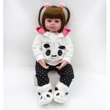 Imagem de Bebê Reborn Menina Realista 100% Silicone 47cm  - Sara - PRO BABY REBO