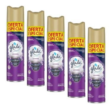 Imagem de Odorizador De Ambiente Glade Lavanda 360ml Kit 5
