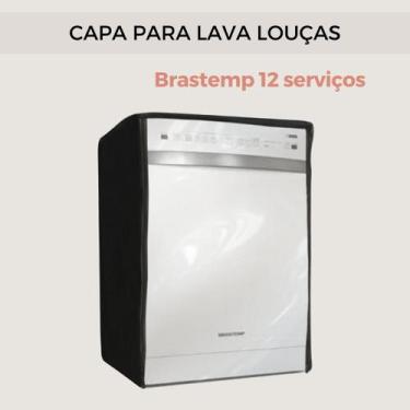 Imagem de Capa para lava louças brastemp 12 serviços transparente flex - Capas F
