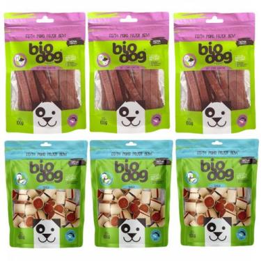 Imagem de 3x Sushi Frango + 3x Sensitive Cordeiro com Pato - Bio Dog - BioDog