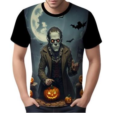 Imagem de Camisa Camiseta Tshirt Halloween Frankenstein Zombi Susto 4 - Enjoy Sh