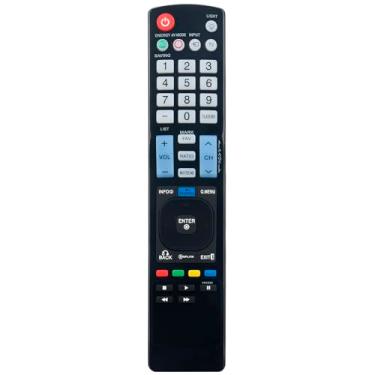 Imagem de AKB72914053 Controle remoto de substituição compatível com LG TV 42PT350 50PT200 60PV430 50PT330 60PV450 42PT200 50PV400 60PV400 50PT350C 50PV450C 60PV450C 50PT35 0 50PV450 50PV430 50PV550U