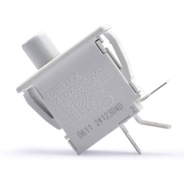 Imagem de WE4M415 Interruptor de porta de secador, peça de substituição exata para GE, interruptores de porta de secador Hotpoint, substitui AH2344321, EA2344321, PS2344321, WE04M0126, WE04M0157, WE4M126,