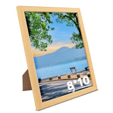 Imagem de Minmex 1 porta-retrato 20 x 25 cm, moldura para galeria 20 x 25 cm, moldura de madeira projetada 20 x 25 cm com acrílico HD, moldura para colagem de fotos para pendurar na parede e mesa, madeira