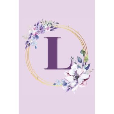Imagem de Girl Capital Letter L Alphabet Women Notebook Stationary Supplies for Kids Teens Girls Woman Journal School Notepad 100 Pages White Blank Lined 6x9' ... Your Creativity Journaling Scrapbooking