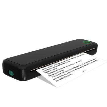 Imagem de Impressora Portátil Sem Fio para Viagens, Impressora Térmica Bluetooth, Papel Térmico A4, Impressora Sem Tinta Com 1 Rolo de Papel para Doméstico, Compatível Com IOS, Android