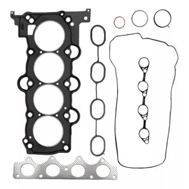 Imagem de Junta Superior Motor sem Retentor Jogo Cabeçote Fibra 79797Flex, Preto/Prata, Sabo