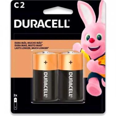 Imagem de Pilha Duracell Alcalina Media C Cartela Com 2 Pecas