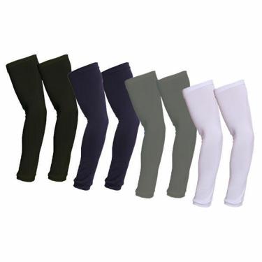 Imagem de Kit 4 Pares de Manguitos Proteção Solar Unissex-Unissex