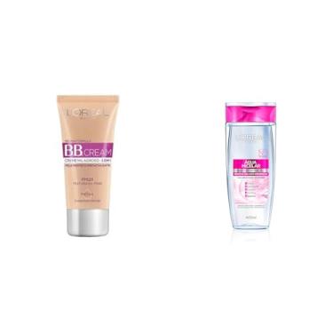 Imagem de L'Oréal Paris Base BB Cream FPS 20 Dermo Expertise Cor Média, 30ml + Água Micelar L'Oréal Paris Solução de Limpeza 5 em 1, 400ml
