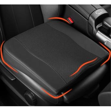 Imagem de Lofty Aim Almofada de assento de carro, almofadas de carro de espuma viscoelástica confortável para dirigir - alívio da dor ciática e lombar, almofada de assento de motorista para carro, cadeira de