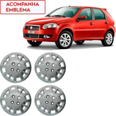 Imagem de Jogo 4 Calotas Palio Elx 2001 Aro 13 Cubo Baixo - GRID