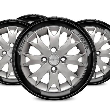 Imagem de Jogo Calota 4x100 Aro 13 Design Palio Fire Compatível Fiat