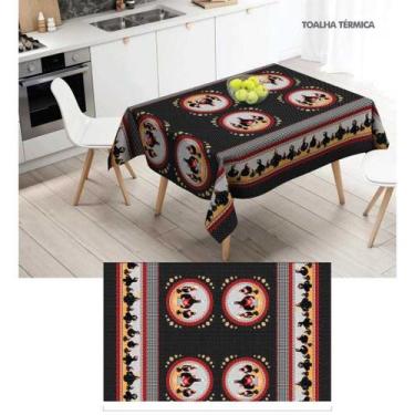 Imagem de Toalha De Mesa Térmica Quadrada  Plástico - Romance, 18, 2.10mx1.40m