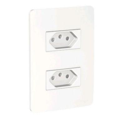 Imagem de Schneider orion 2 tomadas 2p+t 10a branco s71322104