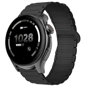 Imagem de Pulseira de relógio inteligente Cubitt Viva Pro, pulseira esportiva de silicone de liberação rápida Lamshaw compatível com relógio inteligente Cubitt Viva Pro, Viva, Aura Pro, Aura (preta, pulseira de