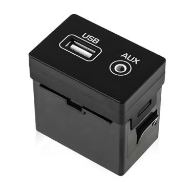 Imagem de TOTMOX Conjunto de tomada auxiliar USB compatível com Hyundai Sonata 2015-2017 híbrido 2016-2017, número de peça: 96120-C1000, 96120C1000