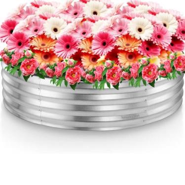 Imagem de Container Elevado para Cultivo de Flores 90x28cm - Montar & Plantar