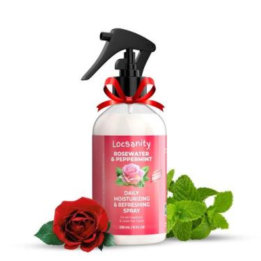 Imagem de Spray Hidratante Locsanity para Dreadlocks - 240ml com Água de Rosas