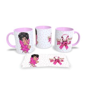 Imagem de Canecas Rosa de Porcelana Personalizadas Outubro Rosa (Mod.23)