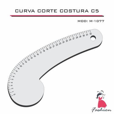 Imagem de Curva Corte Costura Modelagem Estilista C5 1077 Acrili Fenix