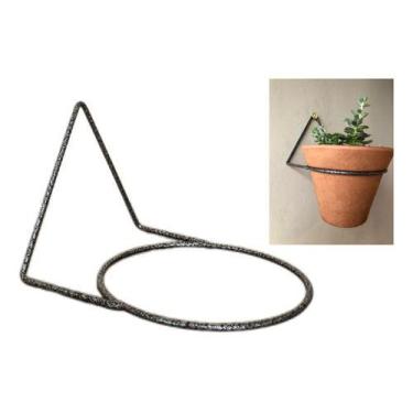 Imagem de Kit 3 Suportes 12cm Anel Redondo Pendurar Vaso Planta Parede - WS SUPO