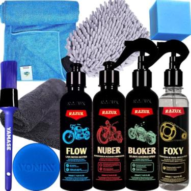 Imagem de kit Ideal Para Lavagem Moto Produtos Para Profissional Hobysta Completo Razux By Vonixx
