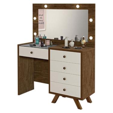 Imagem de Penteadeira Camarim Luna Malbec Off White – Luapa Móveis