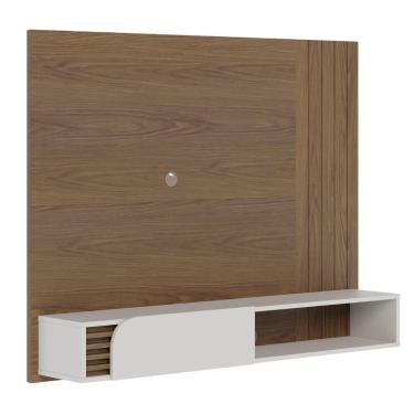 Imagem de Home Suspenso Para Tvs 60 Bolonha Amendoa Off White