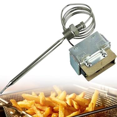 Imagem de SIPIDEAUT, LCCM2003000,1177 interruptor de fritadeira de termostato de limite alto, compatível com termostato de limite alto de fritadeira a gás ATOSA 301030005, com 3/20.3 cm Mpt Stuff Box Hi Limit