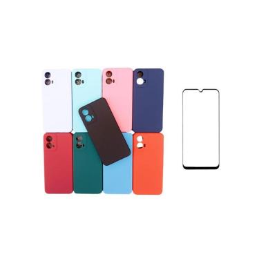 Imagem de Kit Capa Case + Película Vidro Compatível Para Moto G34