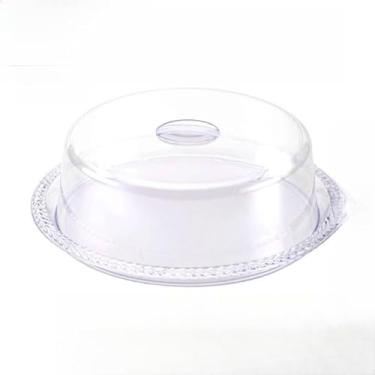 Imagem de Boleira De Vidro Com Tampa E Pé (ACRÍLICA SEM PÉ)