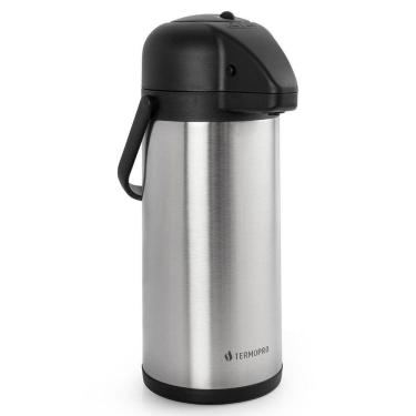 Imagem de Garrafa Térmica de Pressão 3,0 Litros em Aço Inox Termopro