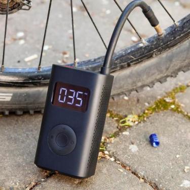 Imagem de Bomba De Encher Pneu De Carro Bike Moto Elétrica Portátil - Home Goods