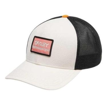 Imagem de Boné Oakley B1b Hdo Patch Trucker Unissex - Off White e Preto Off White-preto ÚNICO-Unissex