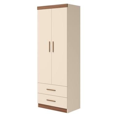 Imagem de Guarda Roupa Infantil Chiara 2 Portas E 2 Gavetas Off White-carvalho - Phoenix Baby Off White-carvalho