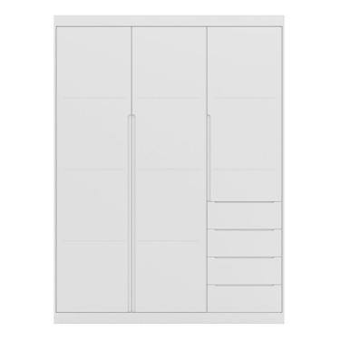 Imagem de Guarda Roupa Infantil Pérola Cinza - Phoenix Baby Cinza