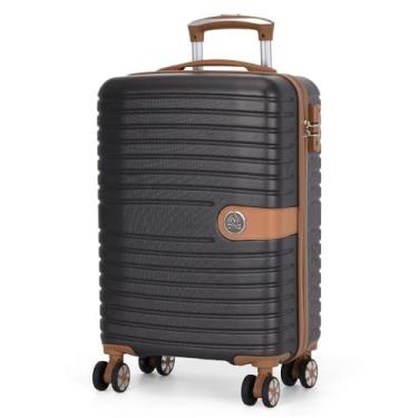 Imagem de Mala de Bordo Polo King Praga Grafite em ABS Rodas 360