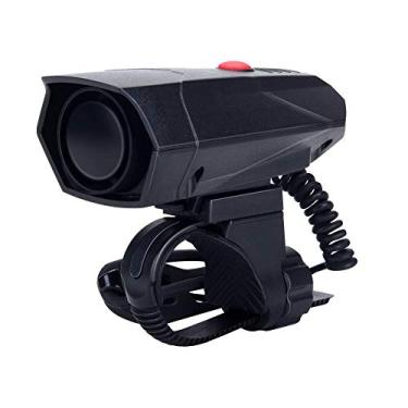 Imagem de Chifre de motocicleta elétrica DAWAY A14 alto – 5 modos de som 110 DB bicicleta de ciclismo guidão alarme sinos com chave de fenda , presente prático para crianças adultos