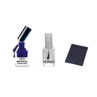 Imagem de Tinta Retoque Tira Risco Carro Chevrolet - Azul Imperial - Jhow Adesiv