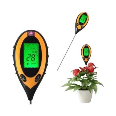 Imagem de Medidor De Ph Testador De Solo Com Luz De Fundo De Display Digital Par