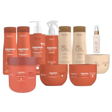 Imagem de Arvensis Vegan Professional, Kit GRANDE Tec Oil + Cachos Naturais - Cachos Arvensis