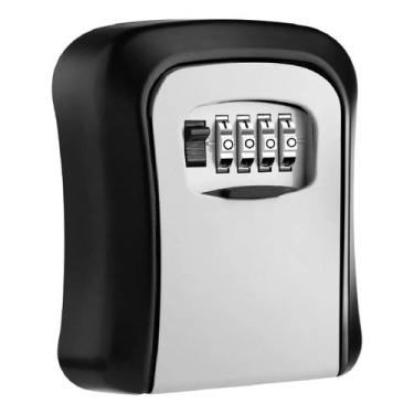 Imagem de Cadeado Caixa Segredo Cofre Parede Guarda Chaves Objetos - Generica, C