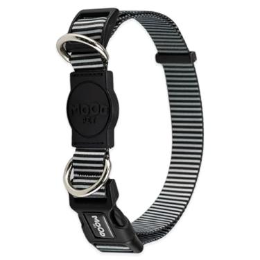 Imagem de Mood Pet Coleira Para Cachorro Cães Modelo Tradicional Tamanho Porte Grande Médio Pequeno (Bronx, M)