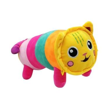 Imagem de Casa De Bonecas De Gato Sorridente Brinquedo De Pelúcia Para Crianças 