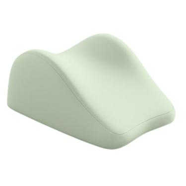 Imagem de IEUDNS Travesseiro de pescoço em cunha, ergonômico, lavável, com suporte para pernas e joelhos para dormir em casa, assistir filmes, dormitório, Verde